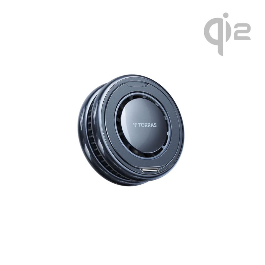 TORRAS Torras - Ostand PolarCircle Qi2 冷却機能 MagSafe対応充電器