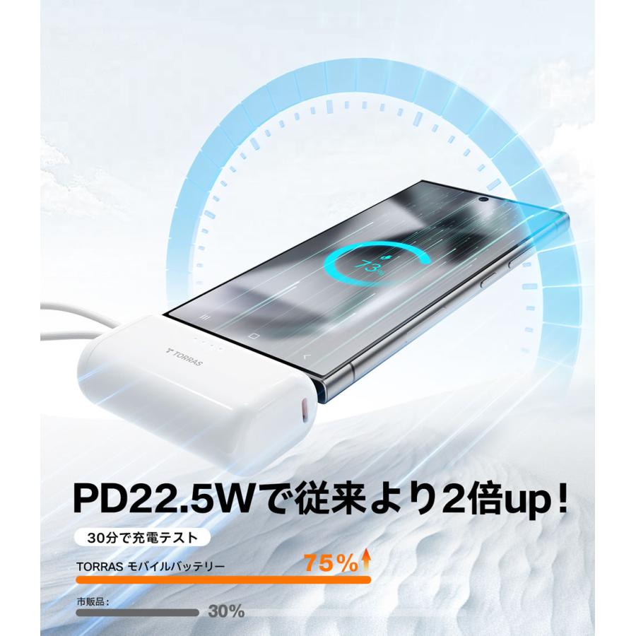 TORRAS Torras - PocketVolt 5000mAh Powerbank モバイル バッテリー