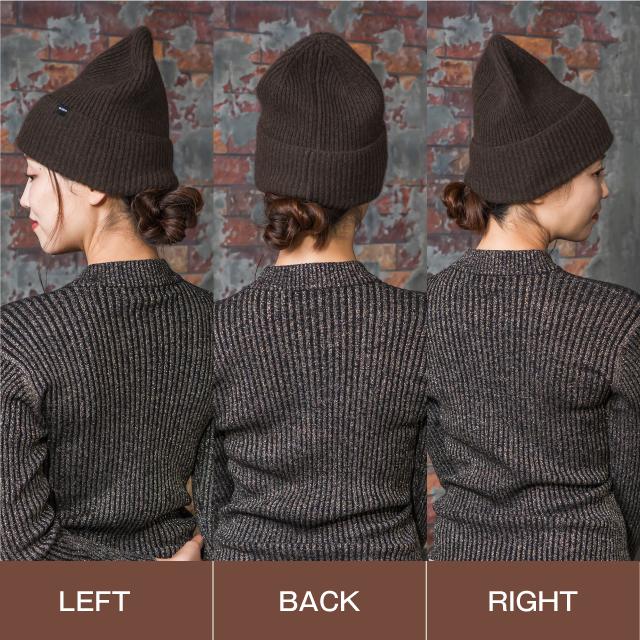 BODIOS ヤクダウン ウール ニット帽 ニット帽子 ヤク 100% レディース