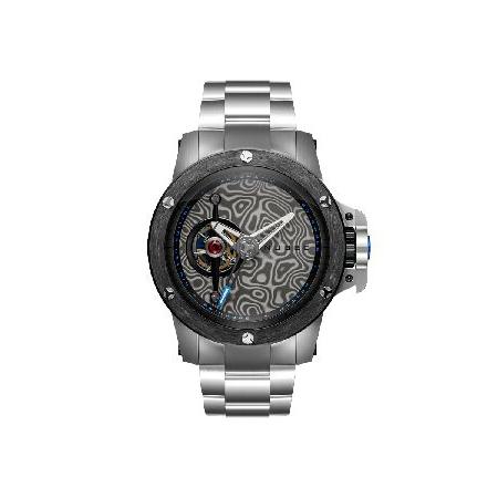 Nubeo メンズ 48mm Space Curiosity Evolution 自動限定版腕時計 