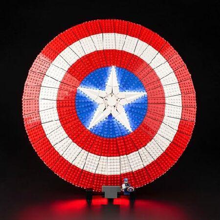VONADO LEDライトキット レゴキャプテンアメリカのシールド76262用 DIY 