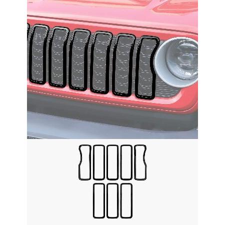 Savadicar フロントグリルインサート 2024+ Jeep Wrangler JL JLU 4XE 