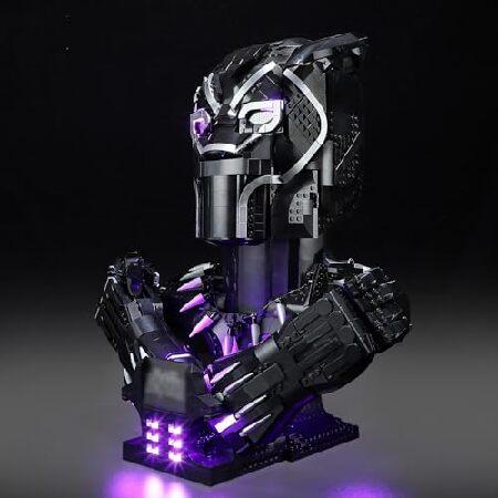 Mililier LEDライトキット レゴ マーベル ブラックパンサー 76215 