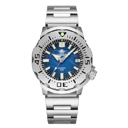 ADDIESDIVE ダイバーウォッチ 男性用 47.5mm 自動腕時計 Nh35 防水 