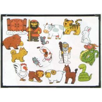 行事のパネルシアター 十二支のおはなし カラー Dafb032 M 子どもの本と木の玩具カシオペイア 通販 Yahoo ショッピング