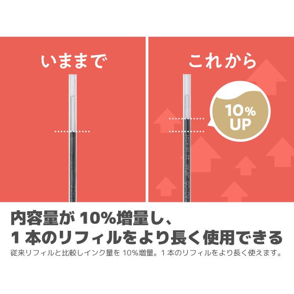 三菱鉛筆　ジェットストリーム多色、多機能用替え芯10本セット　SXR80　お好きな色、太さが選べます　 | ジェットストリーム | 08