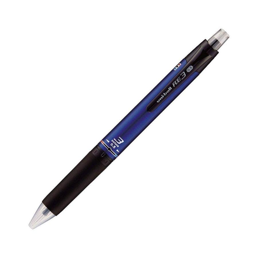 筆記具 UNION3 uni（三菱鉛筆） 三菱鉛筆 ユニボール アールイー3 3色ボールペン(黒