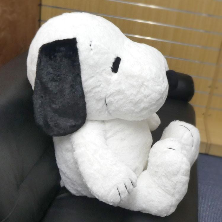 スヌーピー BIG ぬいぐるみ 白黒新品タグ付き ラウンドワン限定 非売品 景品 スヌーピー ビークルスカウト くっつきたい ぬいぐるみ SNOOPY