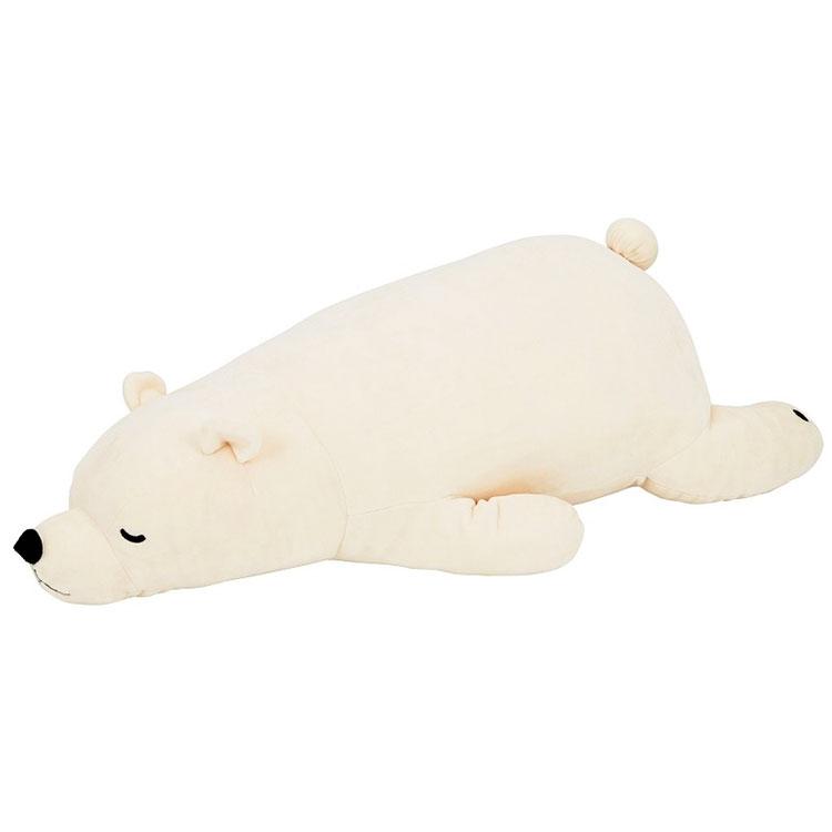 プレミアムねむねむアニマルズ 抱き枕 M シロクマ ラッキー ぬいぐるみ
