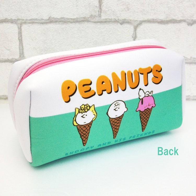 スヌーピー スクエアポーチ ネオプレーン アイスクリーム セール ラッピング不可 キャラクター雑貨 ラフラフ 通販 Paypayモール