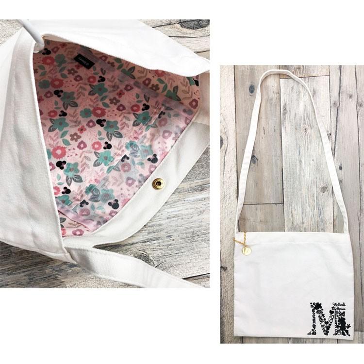 ディズニーミニー ショルダートートバッグ イニシャル刺繍 セール ラッピング不可 キャラクター雑貨 ラフラフ 通販 Paypayモール