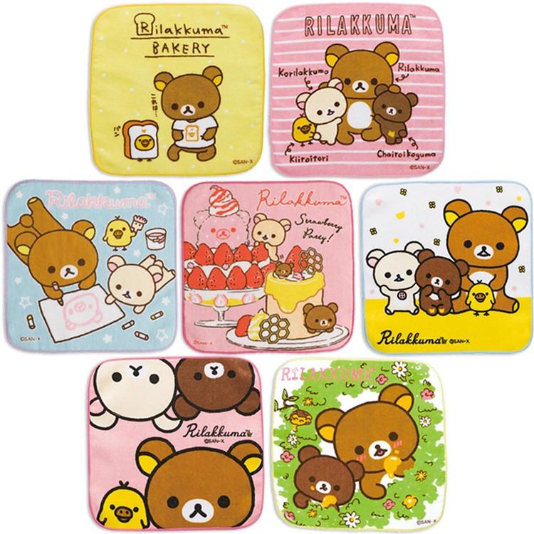 3742 福袋・ラッピング不可 リラックマ プチタオル1週間セット