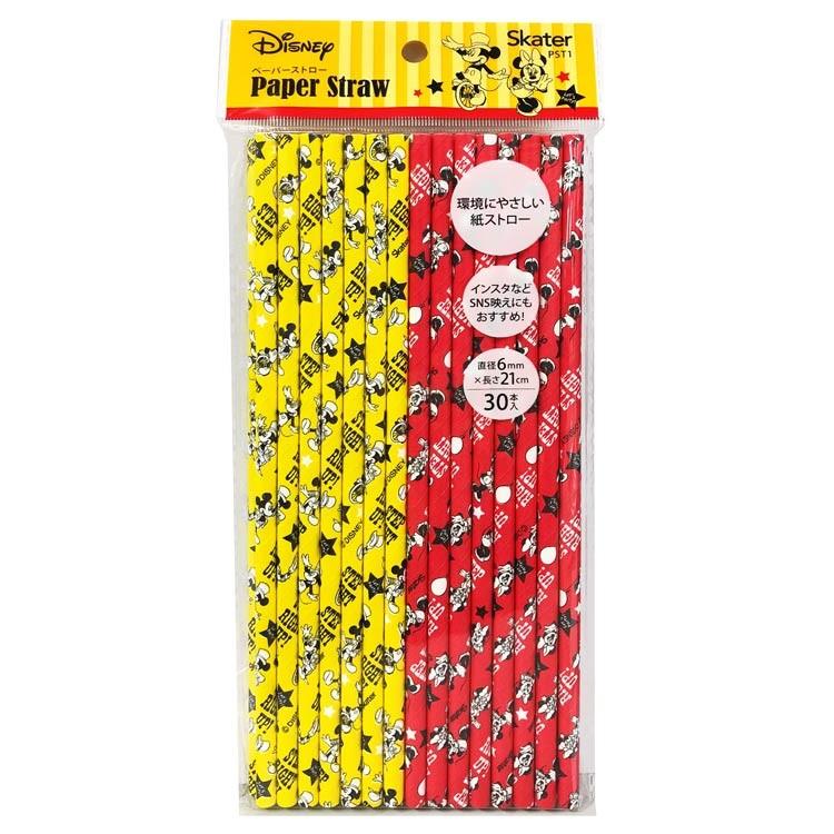 ディズニーミッキー Pst1 ペーパーストロー口径6mm30本入り ラッピング不可 キャラクター雑貨 ラフラフ 通販 Paypayモール