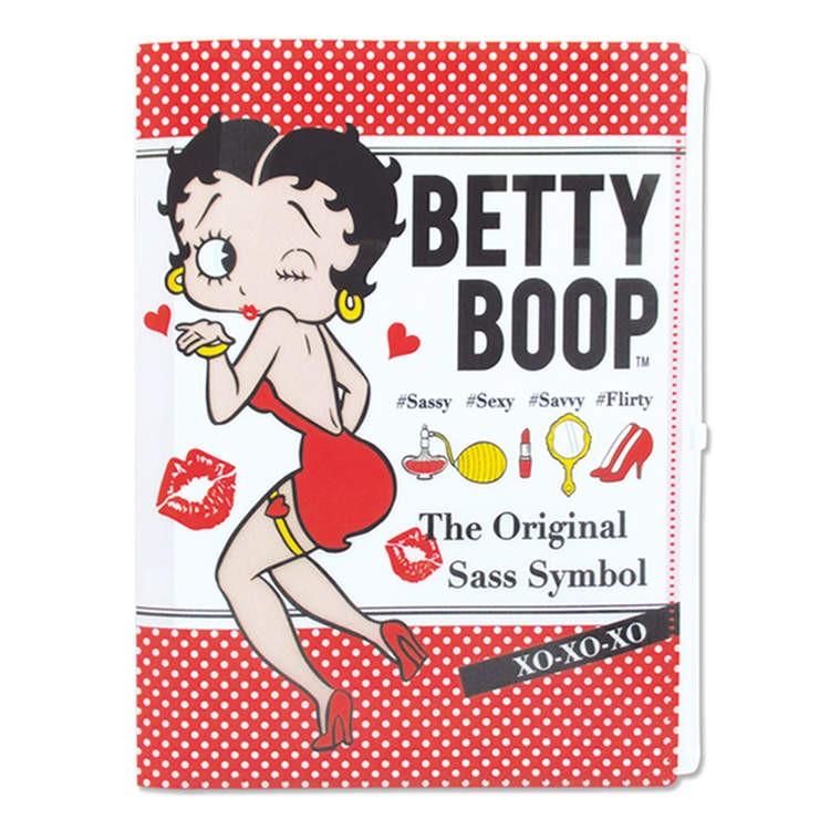 ベティ 6 1クリアファイル 投げキッス Betty Boop キャラクター雑貨 ラフラフ 通販 Paypayモール