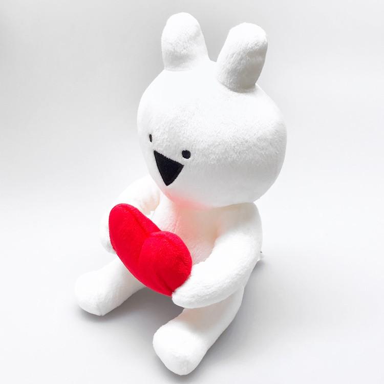 すこぶる動くウサギ ぬいぐるみ ハート 4642 キャラクター雑貨 ラフラフ 通販 Paypayモール