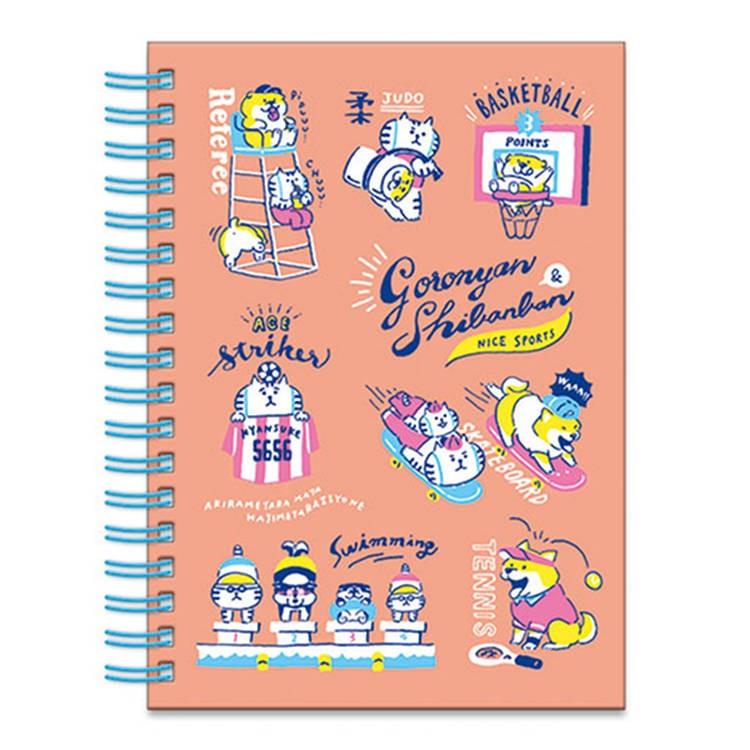 ごろごろにゃんすけ しばんばん B6ハードカバーリングノート ゆるすぽ コラボシリーズ キャラクター雑貨 ラフラフ 通販 Paypayモール