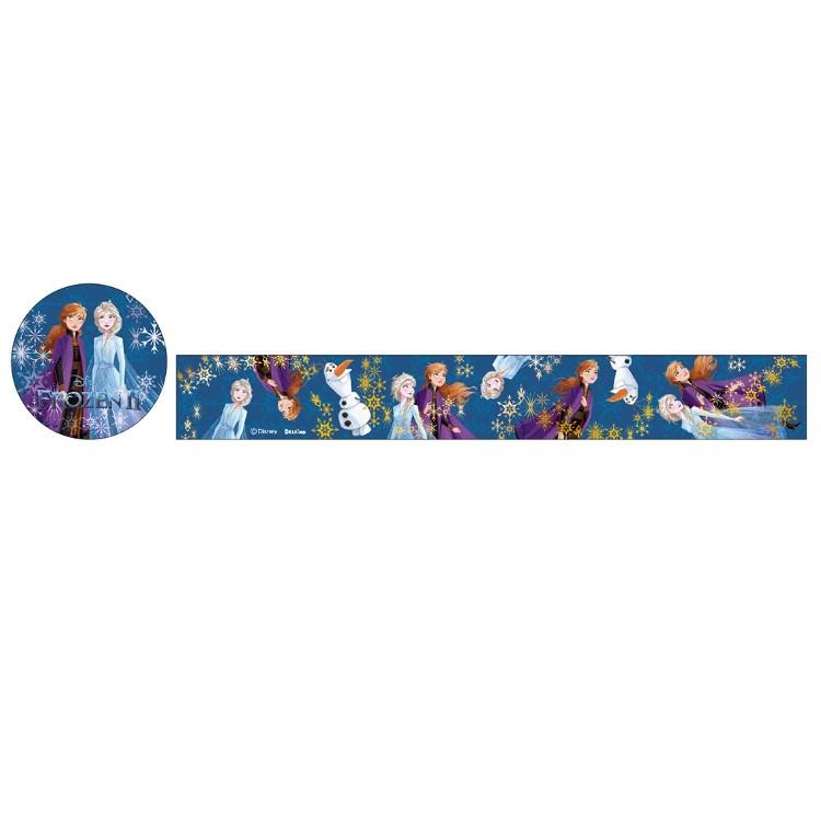 ディズニーアナと雪の女王2 箔入りマスキングテープ ブルー キャラクター雑貨 ラフラフ 通販 Paypayモール