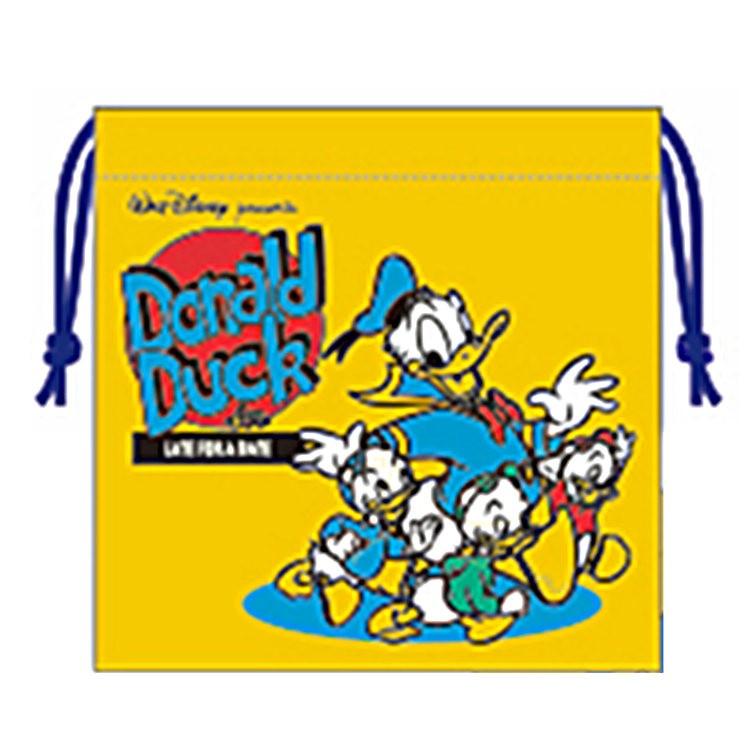 ディズニードナルドダック 巾着 おさんぽ お見舞い
