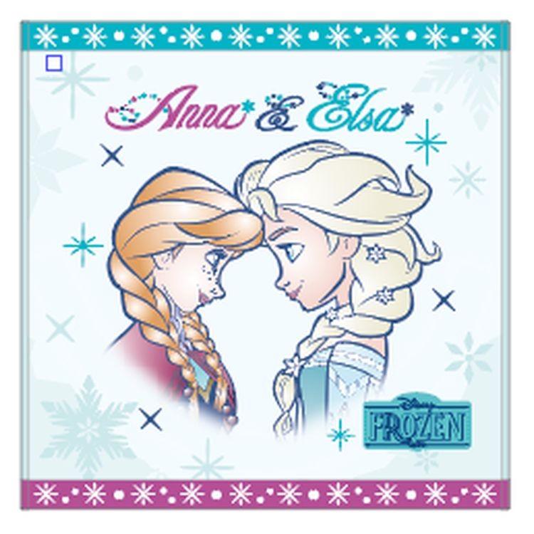 ディズニーアナと雪の女王 ミニタオル クリアスノー 21超人気