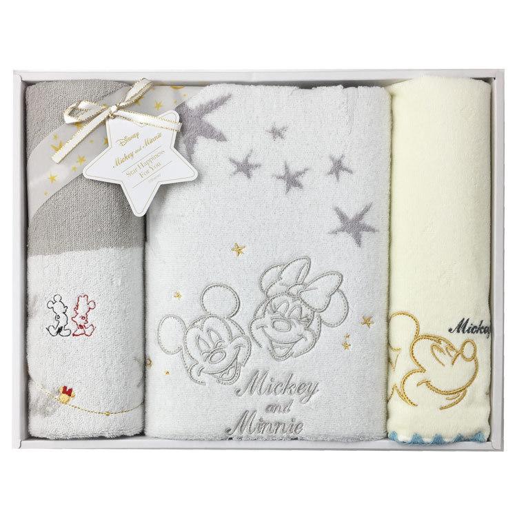 ディズニーミッキー ミニー Ds 8540 ウォッシュタオル1枚 フェイスタオル1枚 バスタオル1枚 スターハピネス ギフト キャラクター雑貨 ラフラフ 通販 Paypayモール