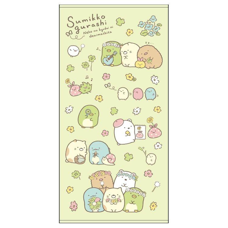 すみっコぐらし バスタオル1p お花とすみっコ キャラクター雑貨 ラフラフ 通販 Paypayモール