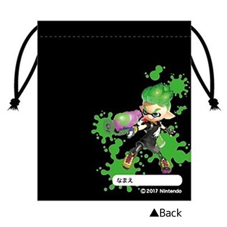 スプラトゥーン2 巾着s クロ 対決柄 7250 キャラクター雑貨 ラフラフ 通販 Paypayモール