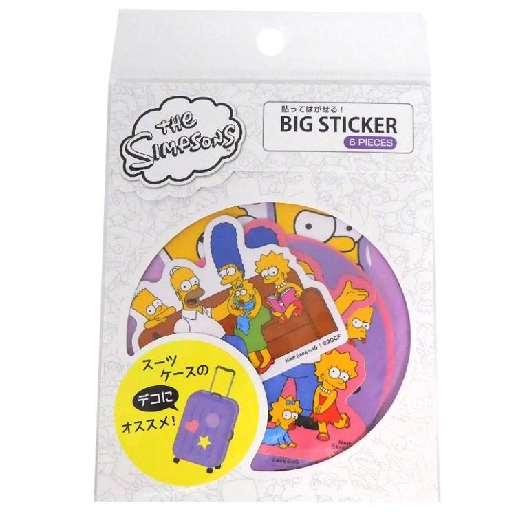 ザ シンプソンズ ビッグステッカー パステルカラーシリーズ キャラクター雑貨 ラフラフ 通販 Paypayモール