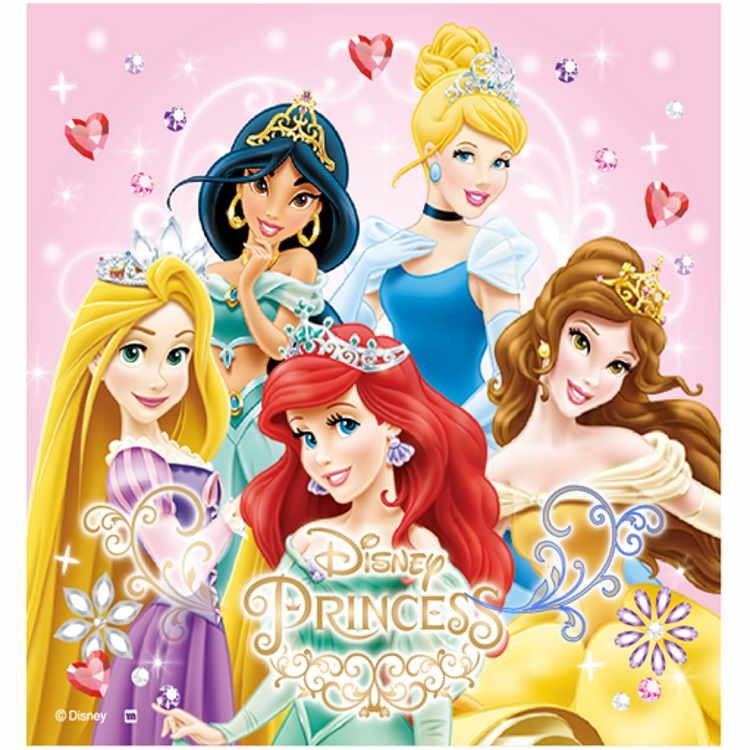 ディズニープリンセス 大判ハンカチーフ ピンクジュエリー キャラクター雑貨 ラフラフ 通販 Paypayモール