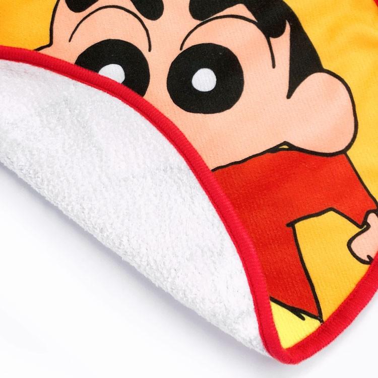 クレヨンしんちゃん リアルプリント丸形ループ付きハンドタオル 9585 キャラクター雑貨 ラフラフ 通販 Paypayモール