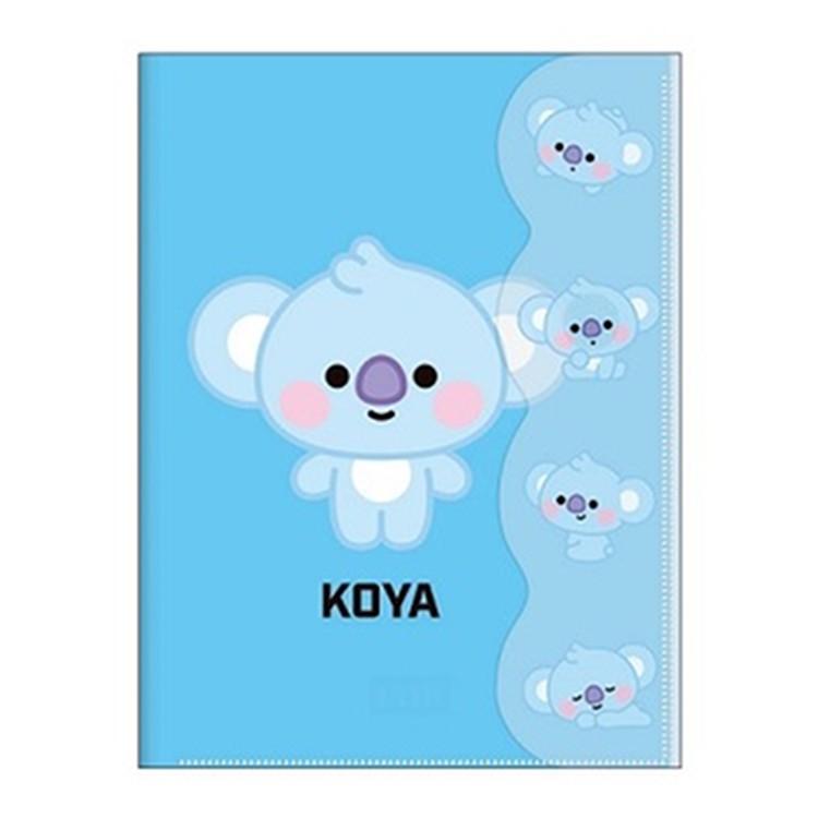 Bt21 ダイカットカバー付2ポケットファイル Koya キャラクター雑貨 ラフラフ 通販 Paypayモール