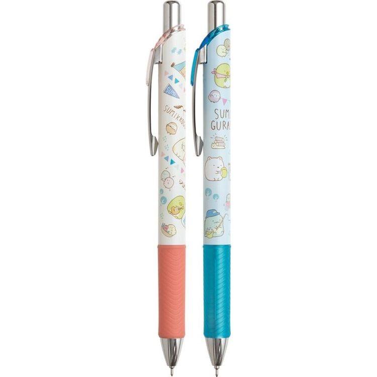 2本セット すみっコぐらし エナージェルボールペン0 5mm かわうそとすみっコキャンプ キャラクター雑貨 ラフラフ 通販 Paypayモール