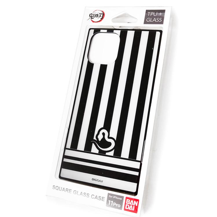 鬼滅の刃 iPhone11Pro対応スクエアガラスケース 伊黒小芭内 [994008