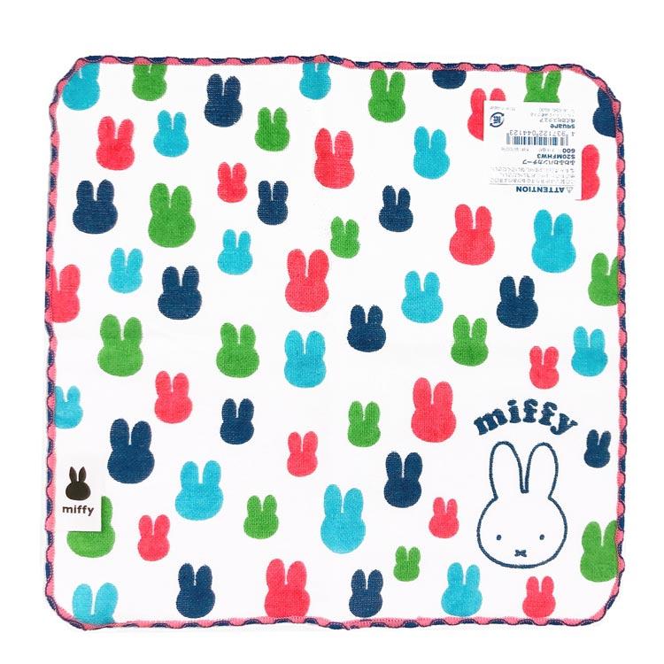 ミッフィー ふわふわハンカチーフ 白 キャラクター雑貨 ラフラフ 通販 Paypayモール