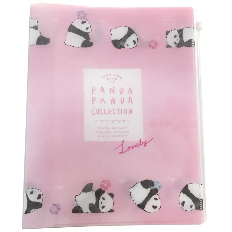 パンダパンダコレクション スライダー付き6ポケットクリアファイル ころころ ラッピング不可 キャラクター雑貨 ラフラフ 通販 Paypayモール