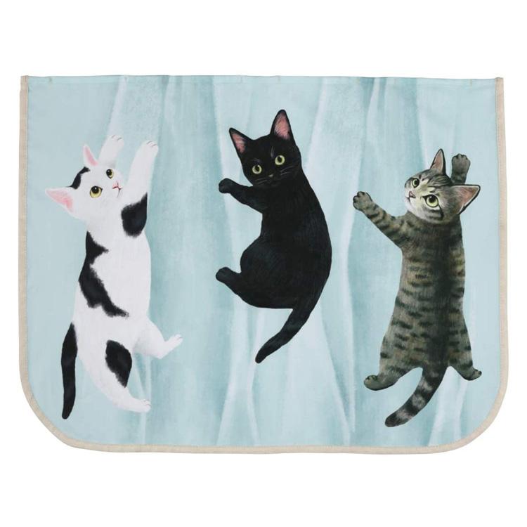 キャラクター雑貨 ラフラフフェリシモ猫部 カーテン マグネット式 Gn いたずら猫 カー用品 いよいよ人気ブランド