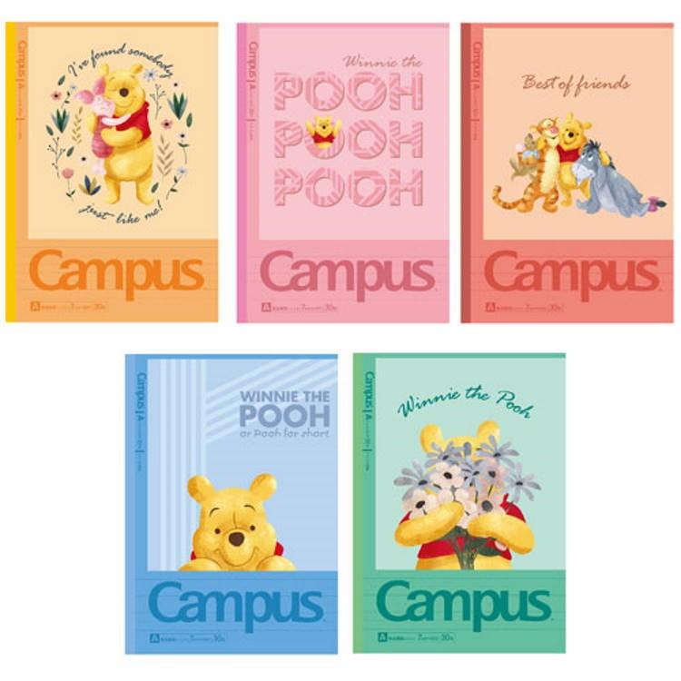 ディズニーくまのプーさん キャンパスノートドットa罫5冊パック キャラクター雑貨 ラフラフ 通販 Paypayモール