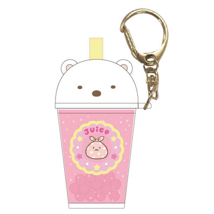 すみっコぐらし キャラジュースキーホルダー しろくま キャラクター雑貨 ラフラフ 通販 Paypayモール
