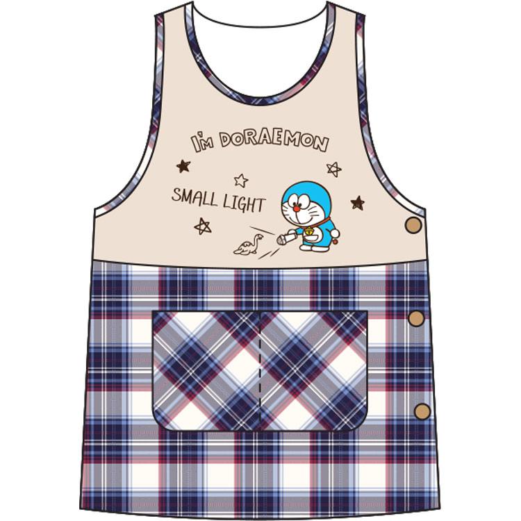 ドラえもん エプロン 大寸杢調切替脇釦 紺 Ll 3l I M Doraemon キャラクター雑貨 ラフラフ 通販 Paypayモール