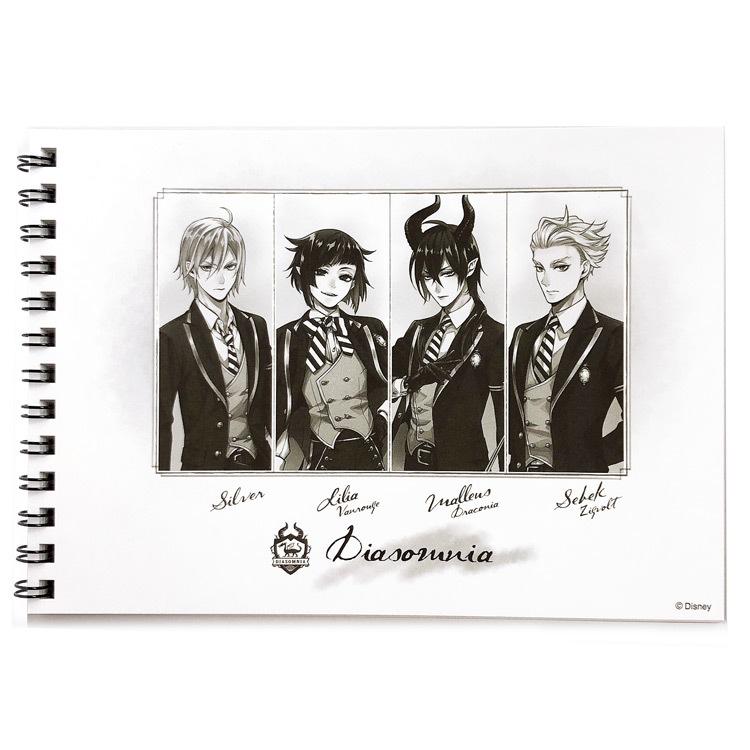 ディズニーツイステッドワンダーランド B6スケッチブック ディアソムニア キャラクター雑貨 ラフラフ 通販 Paypayモール