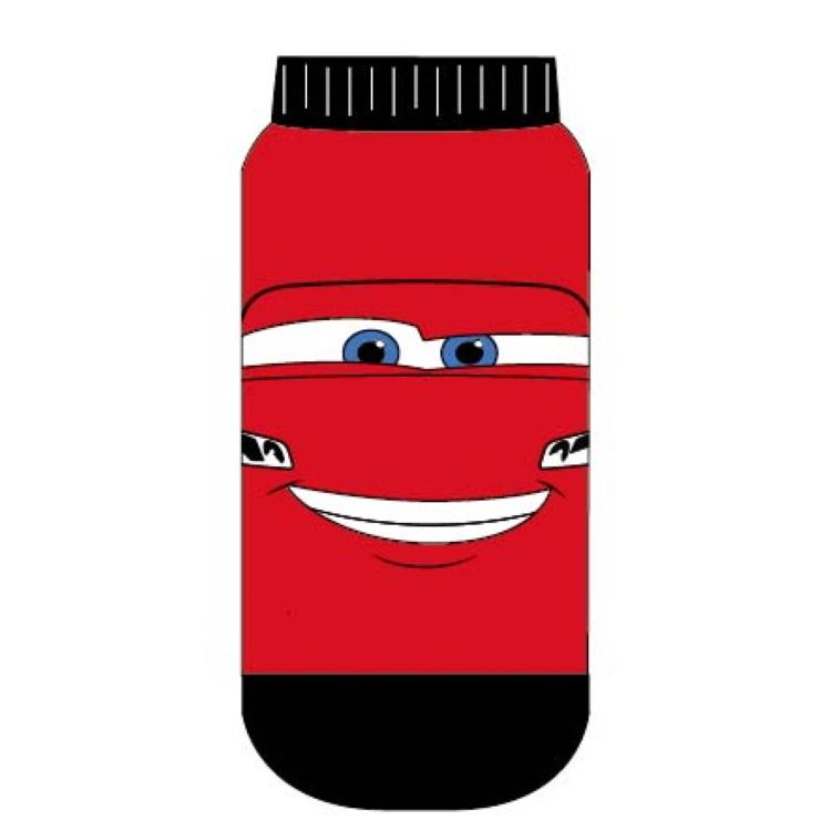 ディズニーカーズ キャラックス もっこもこ靴下 キッズ マックィーン フェイス ウィンターアイテム キャラクター雑貨 ラフラフ 通販 Paypayモール