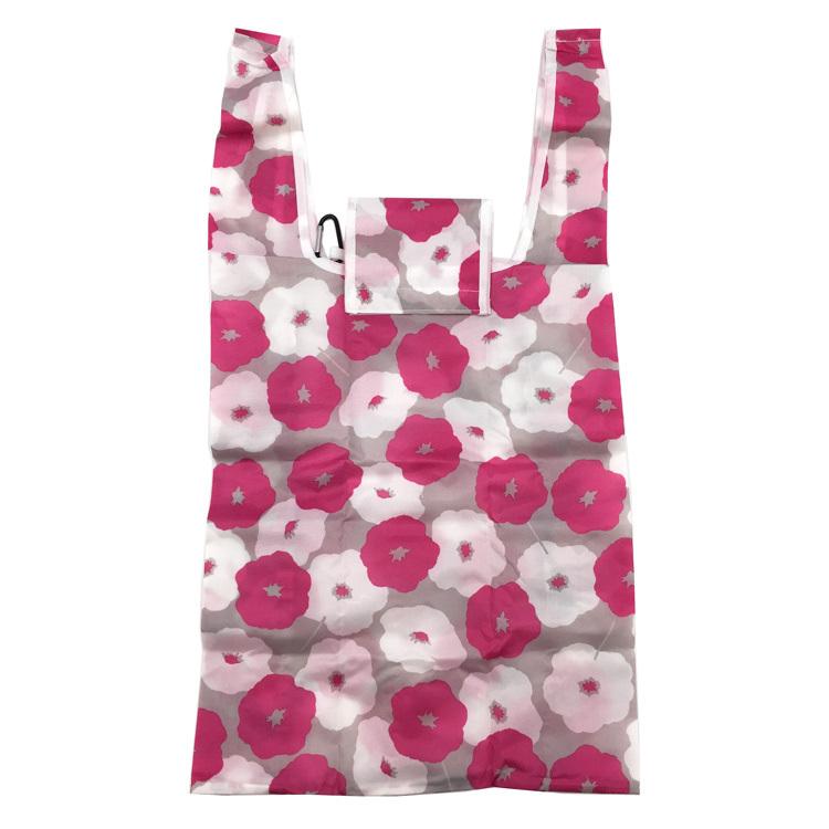Eco Bag エコバッグ フラワー ピンク キャラクター雑貨 ラフラフ 通販 Paypayモール
