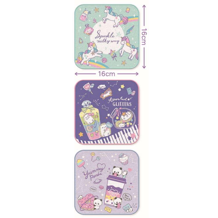 ファンシー雑貨 3枚組ミニタオル ファンシーキャラ キャラクター雑貨 ラフラフ 通販 Paypayモール