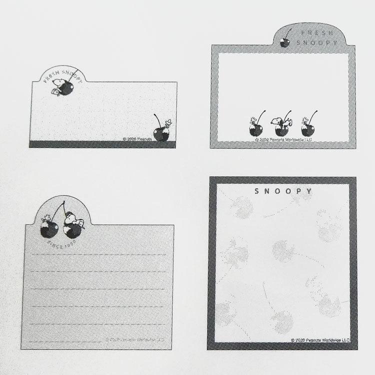 スヌーピー Pick Fusen 付箋 チェリー キャラクター雑貨 ラフラフ 通販 Paypayモール