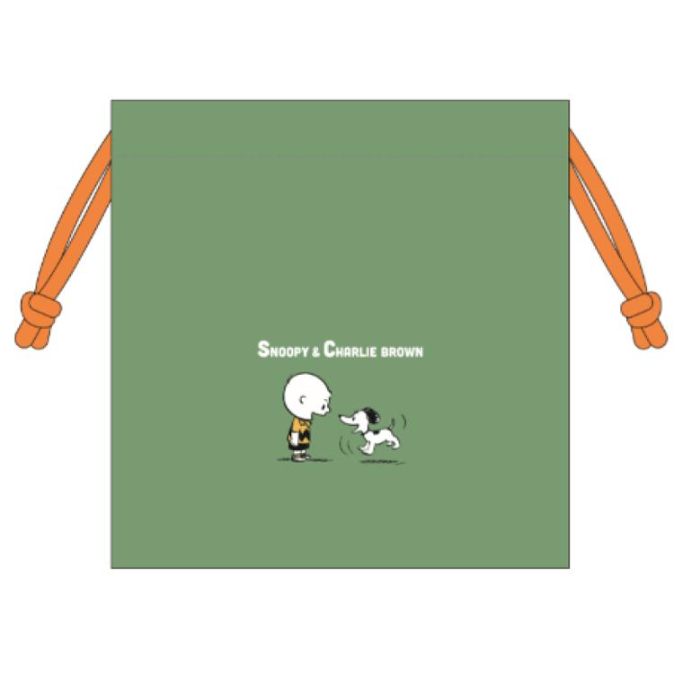 スヌーピー 巾着袋s グリーン 70周年第2弾 キャラクター雑貨 ラフラフ 通販 Paypayモール