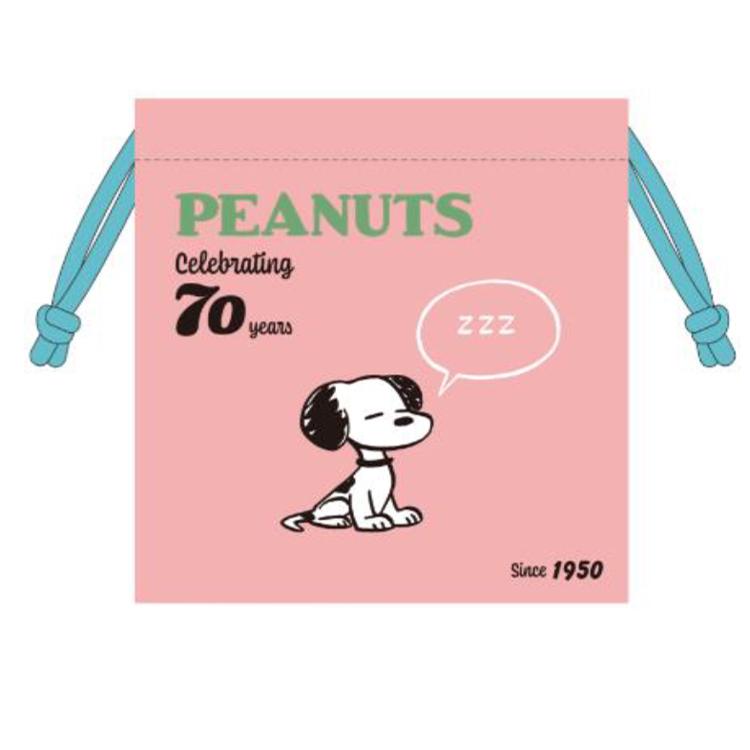 スヌーピー 巾着袋s ピンク 70周年第2弾 2998 キャラクター雑貨 ラフラフ 通販 Paypayモール