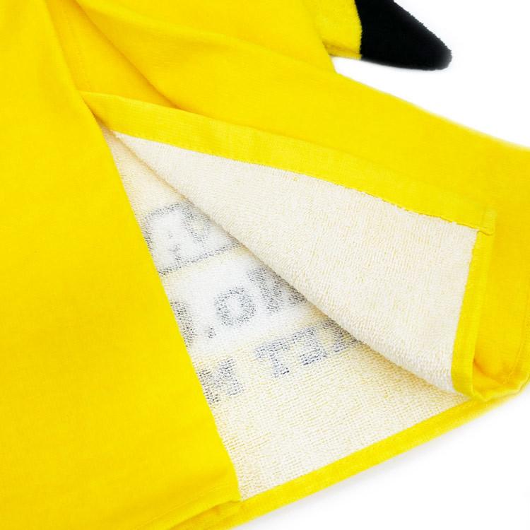 ポケットモンスター フード付きコンパクトバスタオル ピカチュウ ウェア キャラクター雑貨 ラフラフ 通販 Paypayモール