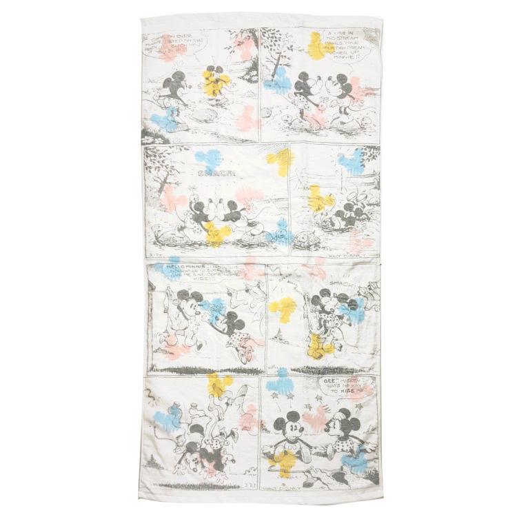 ディズニーミッキー ミニー バスタオル1p シンプルコミック Kc キャラクター雑貨 ラフラフ 通販 Yahoo ショッピング
