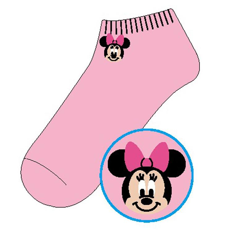 ディズニーミニー キャラックス アンクル刺繍ソックス レディース 3185 キャラクター雑貨 ラフラフ 通販 Paypayモール