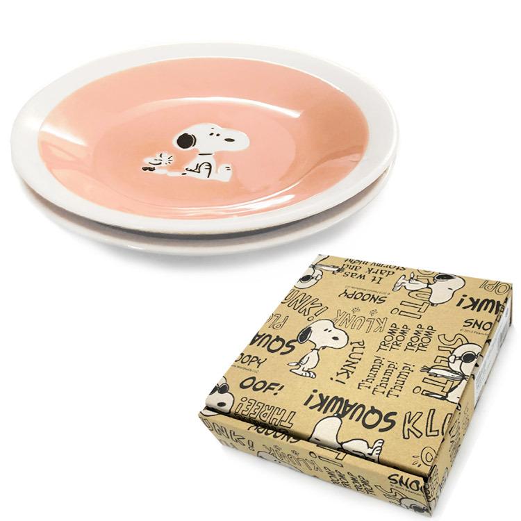 スヌーピー ペア13.5cmプレートセット★moreSNOOPY★ [217283] :kd42sn840164:キャラクター雑貨 ラフラフ