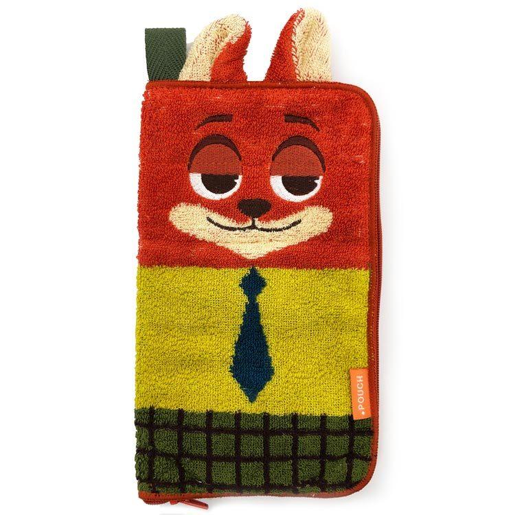 ディズニーズートピア どっとポーチ スタンディング フェイス ニックba タオル Pouch キャラクター雑貨 ラフラフ 通販 Paypayモール